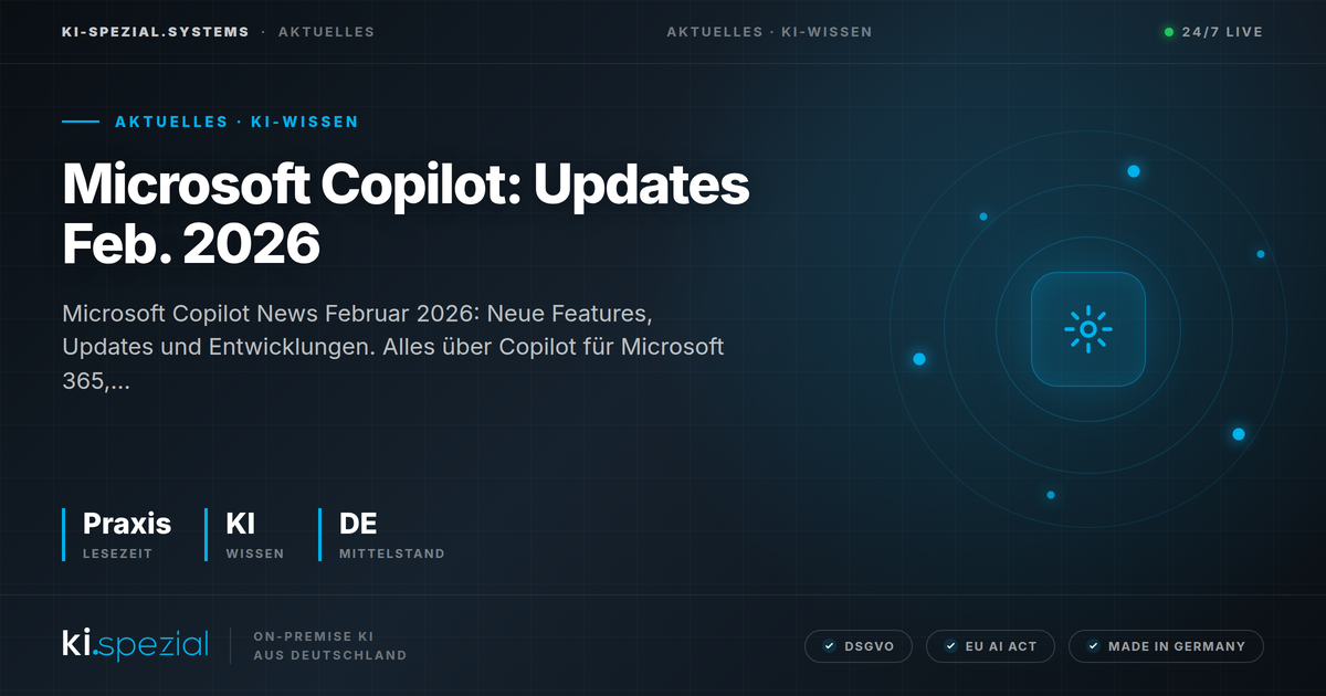 Microsoft Copilot: Updates Feb. 2026 | ki·spezial